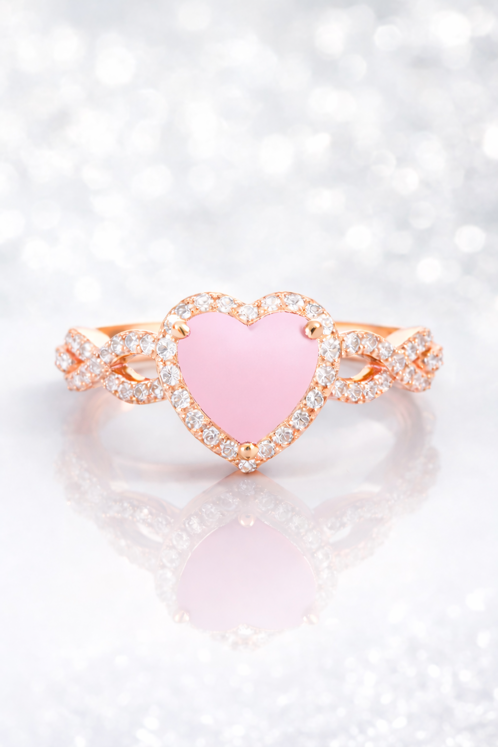 Blush Heart Promise Ring