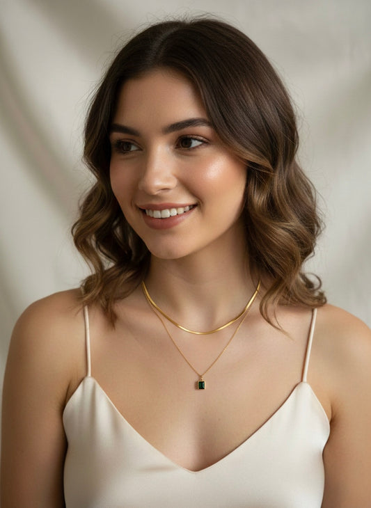 Emerald Aura Pendant