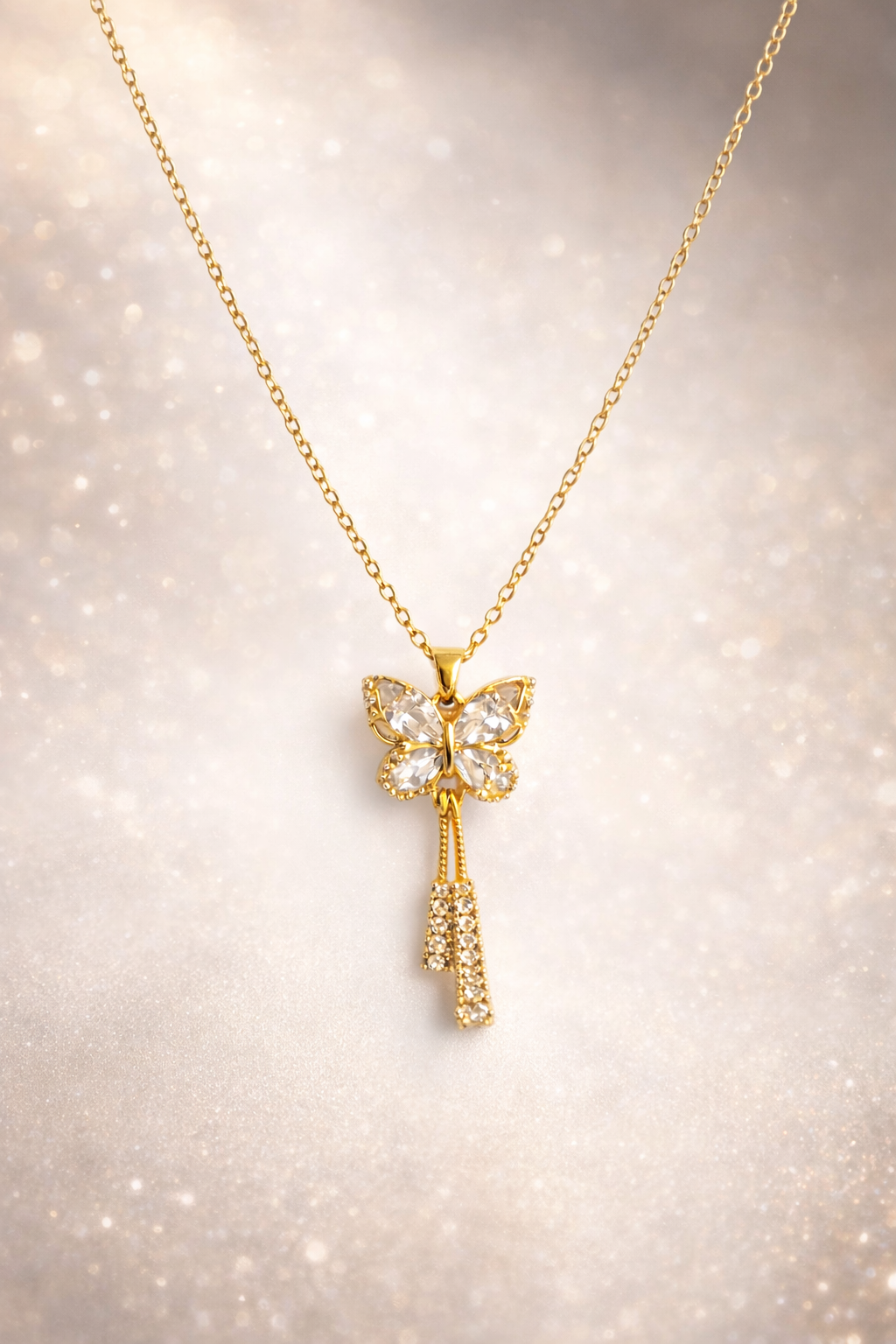 Butterfly Glow Drop Pendant