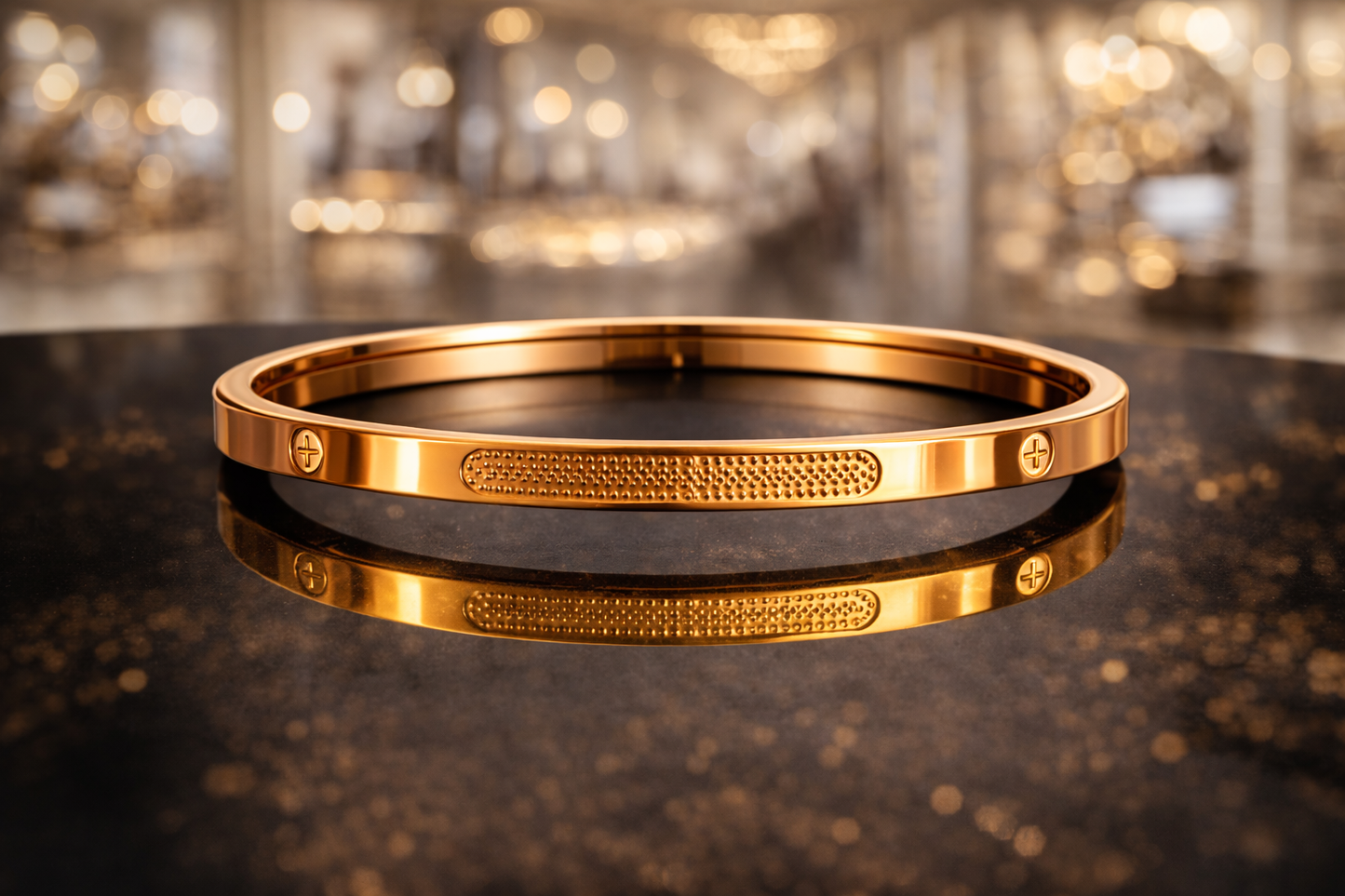 Aurora Luxe Textured Women Bracelet