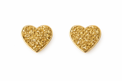 SATYE Aurum Heart Studs