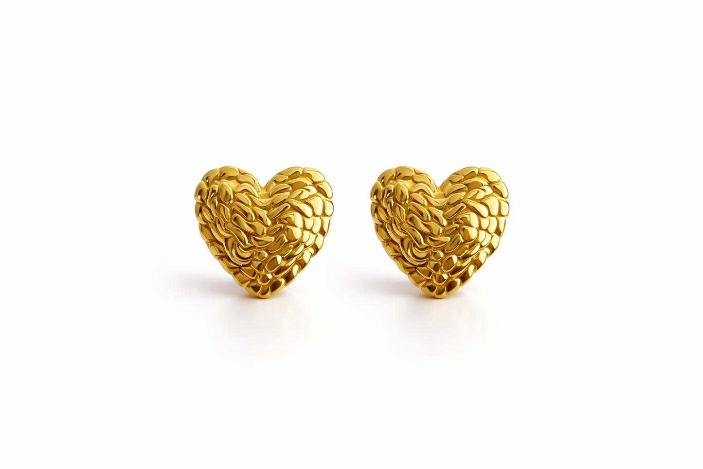 Radiant Heart Studs Earrings