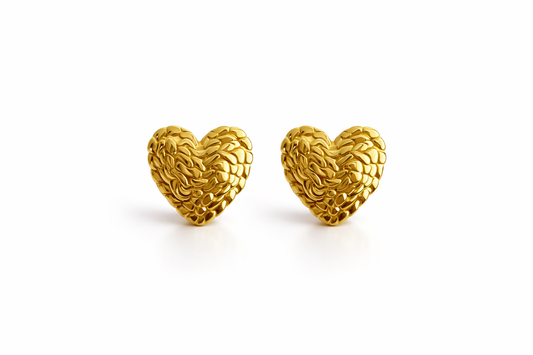 Radiant Heart Studs Earrings
