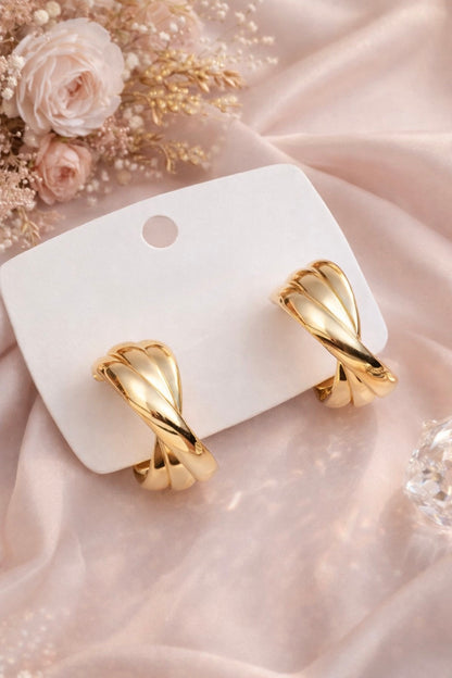 Classic Twist Hoops Earring