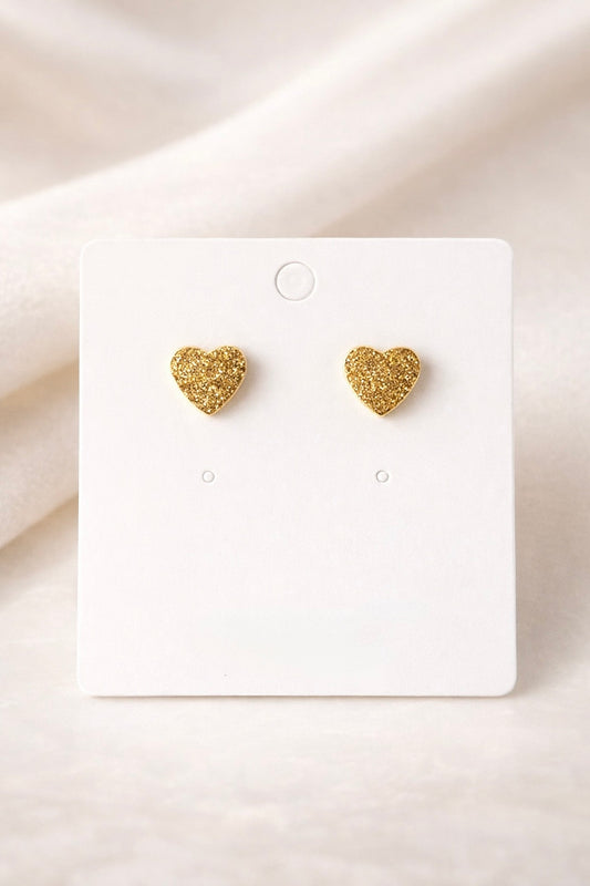 SATYE Aurum Heart Studs