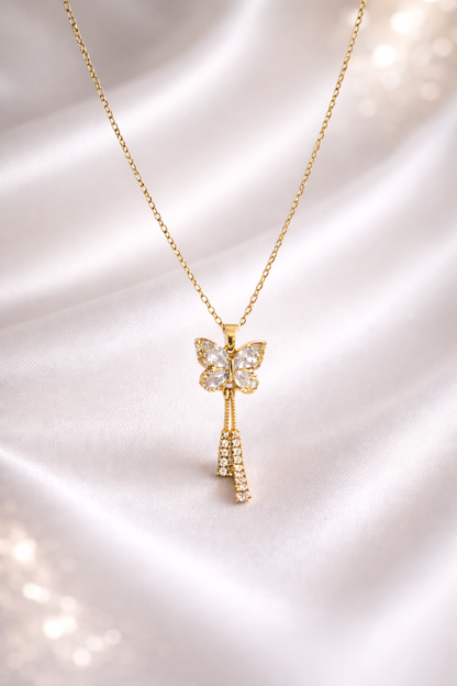 Butterfly Glow Drop Pendant