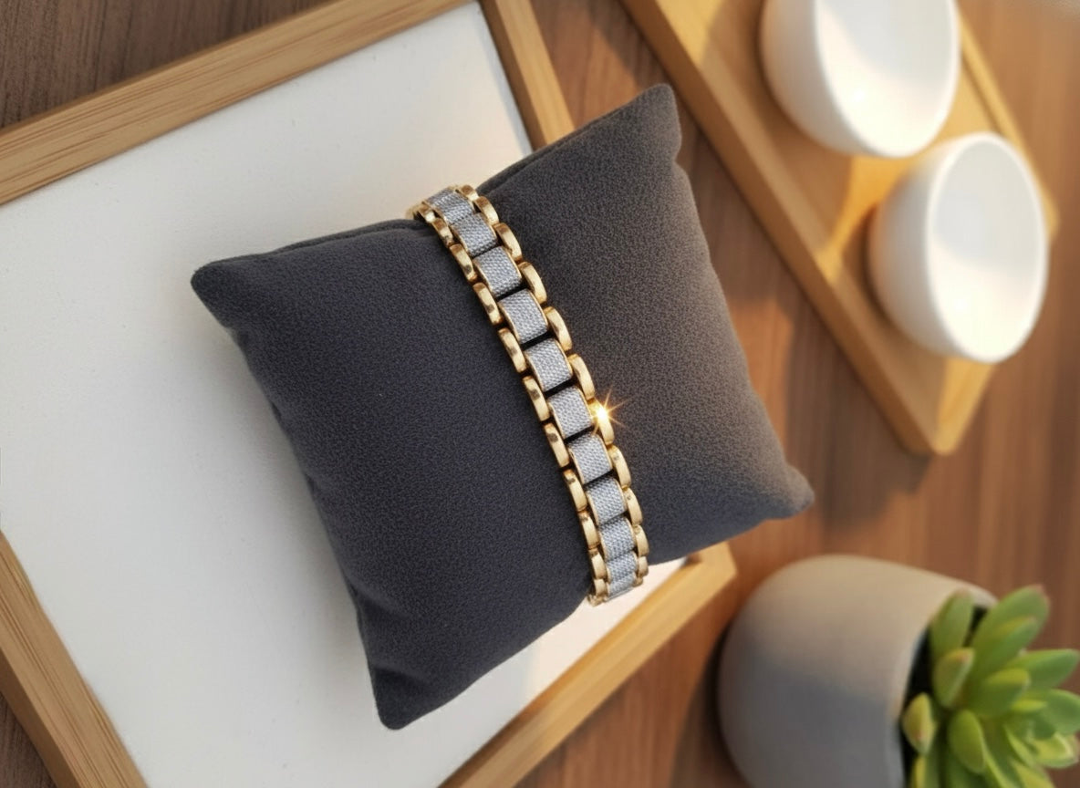 Imperial Grid Luxe Men's Bracelet