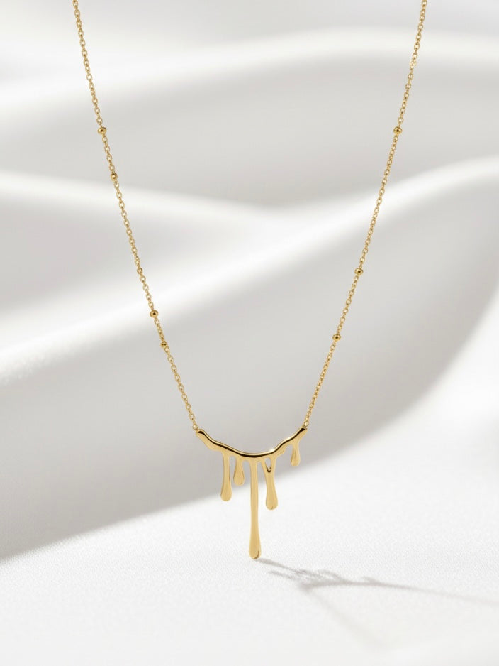 Golden Drip Pendant