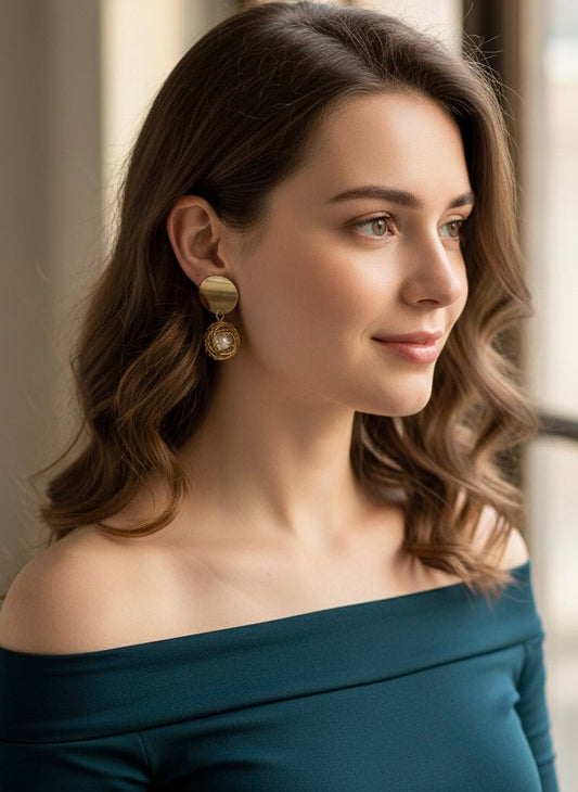 Aurora Orb Drop Earrings