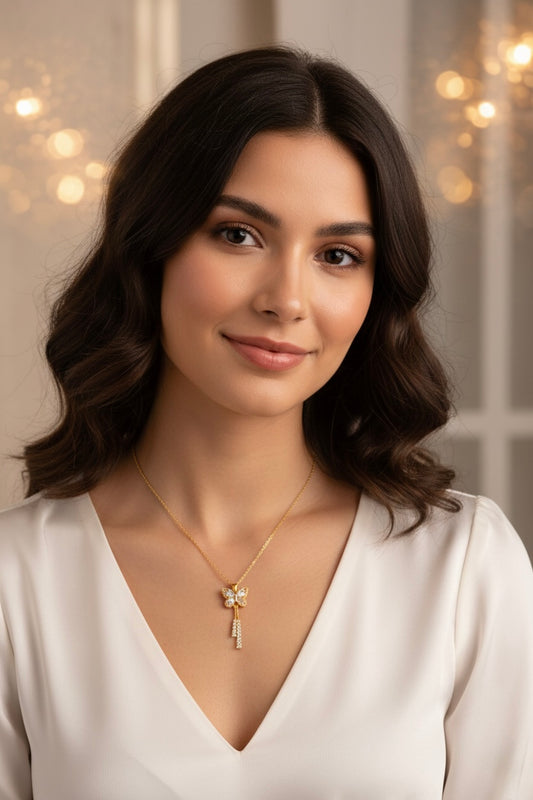 Butterfly Glow Drop Pendant